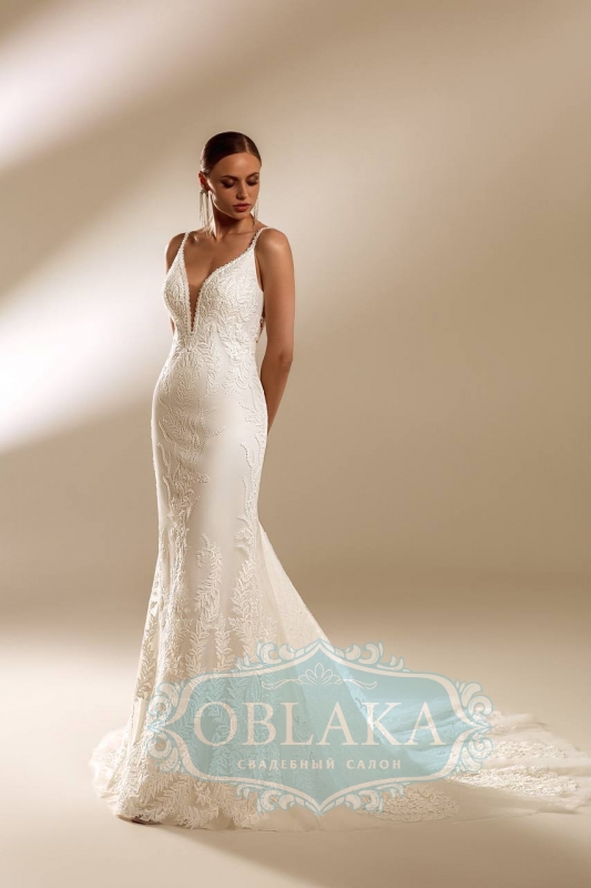 Мереживна весільна сукня русалка Loretta
