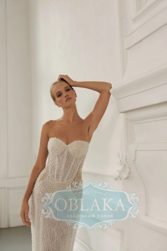 Мереживна весільна сукня русалка Octavia